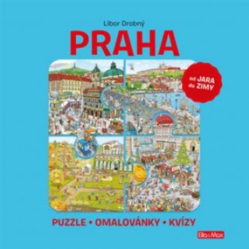 Praha – Puzzle, omalovánky, kvízy 