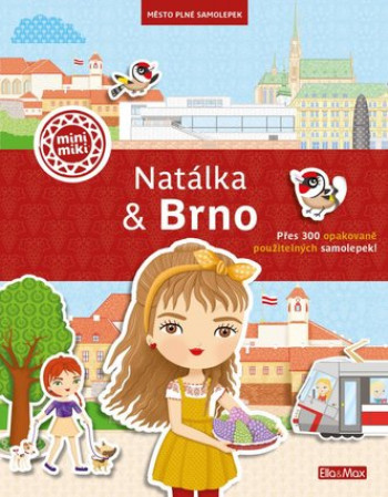 Natálka a Brno - 300 samolepek